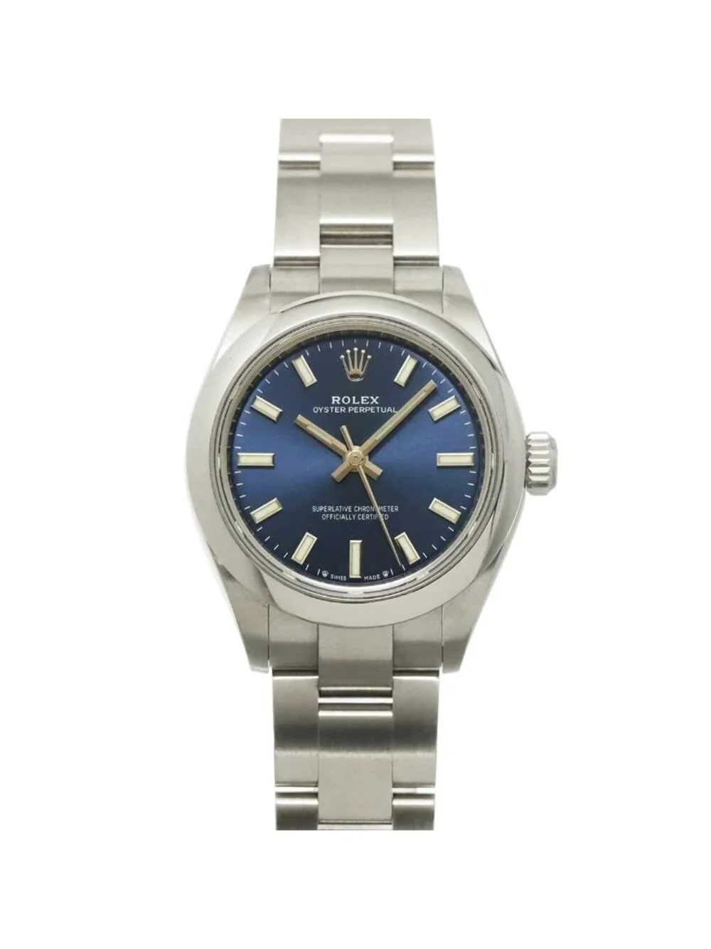 Rolex Oyster Perpetual Roulette Watch Blue Automatic Winding